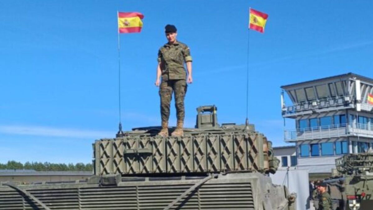 Imagen de archivo de una militar española