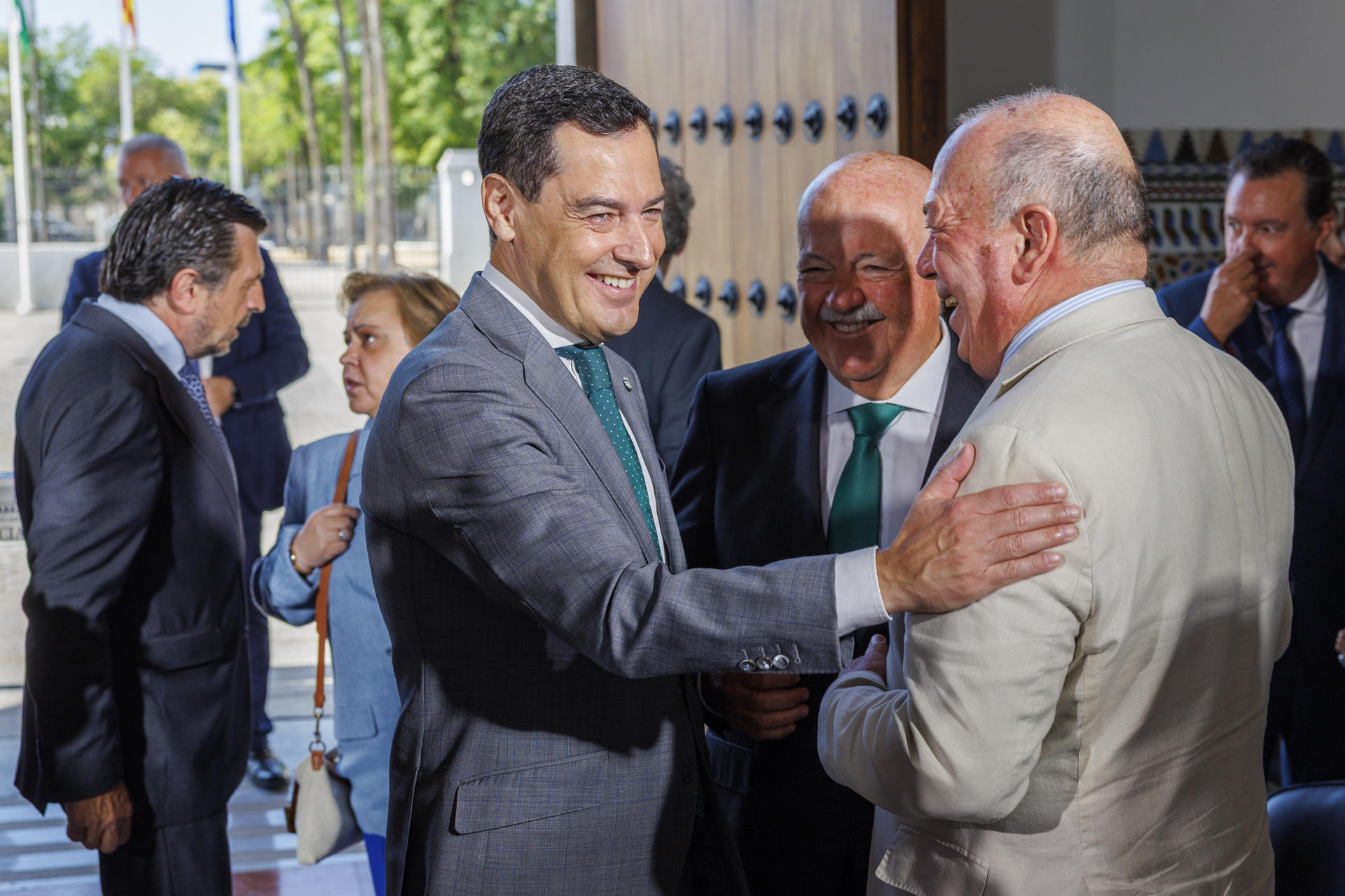 El presidente de la Junta de Andalucía, Juanma Moreno