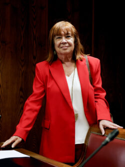 La presidenta del PSOE, Cristina Narbona