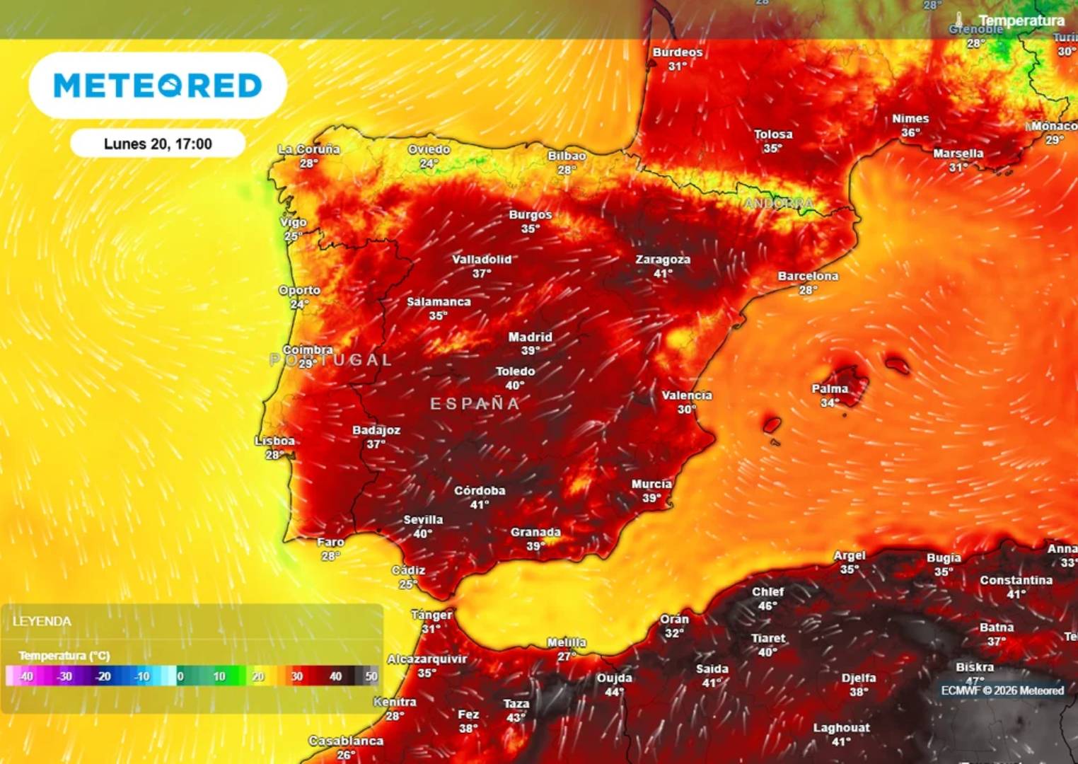 Ola de calor para el lunes 20 de julio de 2026 - Sociedad