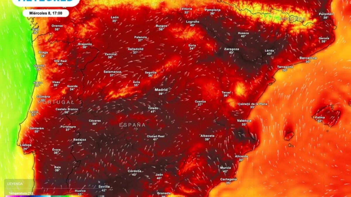 Previsión del tiempo para el miércoles 8 de julio de 2026 - Sociedad