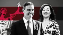 El presidente del Gobierno, Pedro Sánchez, y la presidenta del Congreso, Francina Armengol