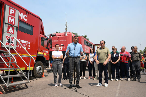 El presidente del Gobierno, Pedro Sánchez,
