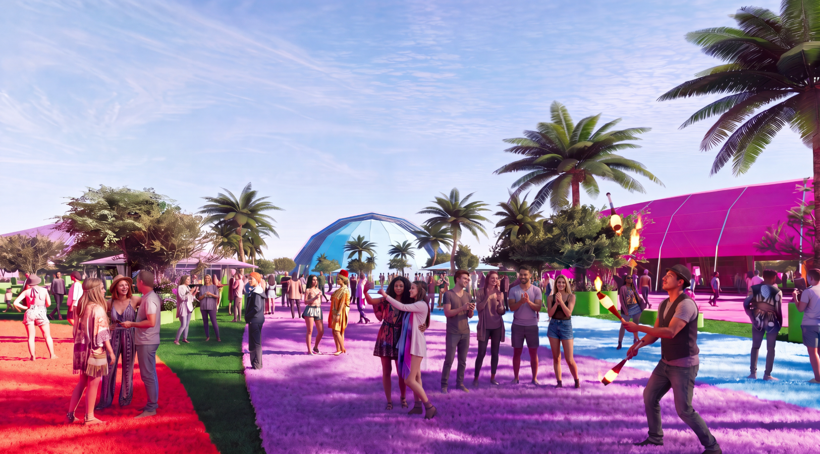 Renders del estadio de Shakira para los conciertos en Madrid. Crédito: Cedidas por Live Nation