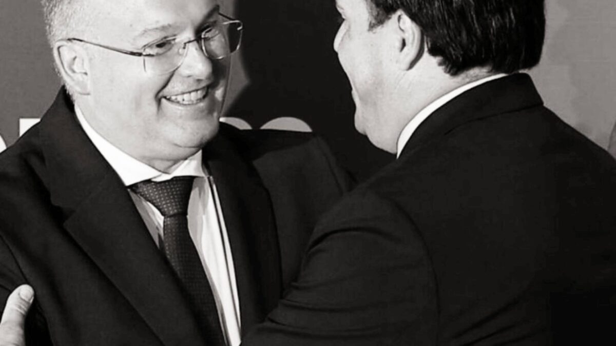 Miguel Tellado junto a Juanfran Pérez Llorca.