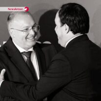 Miguel Tellado junto a Juanfran Pérez Llorca.