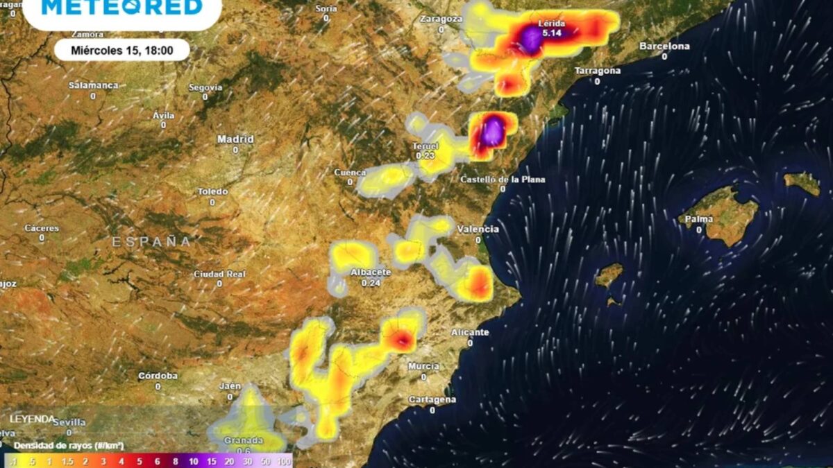 Tormentas el miércoles 15 de julio de 2026 - Sociedad