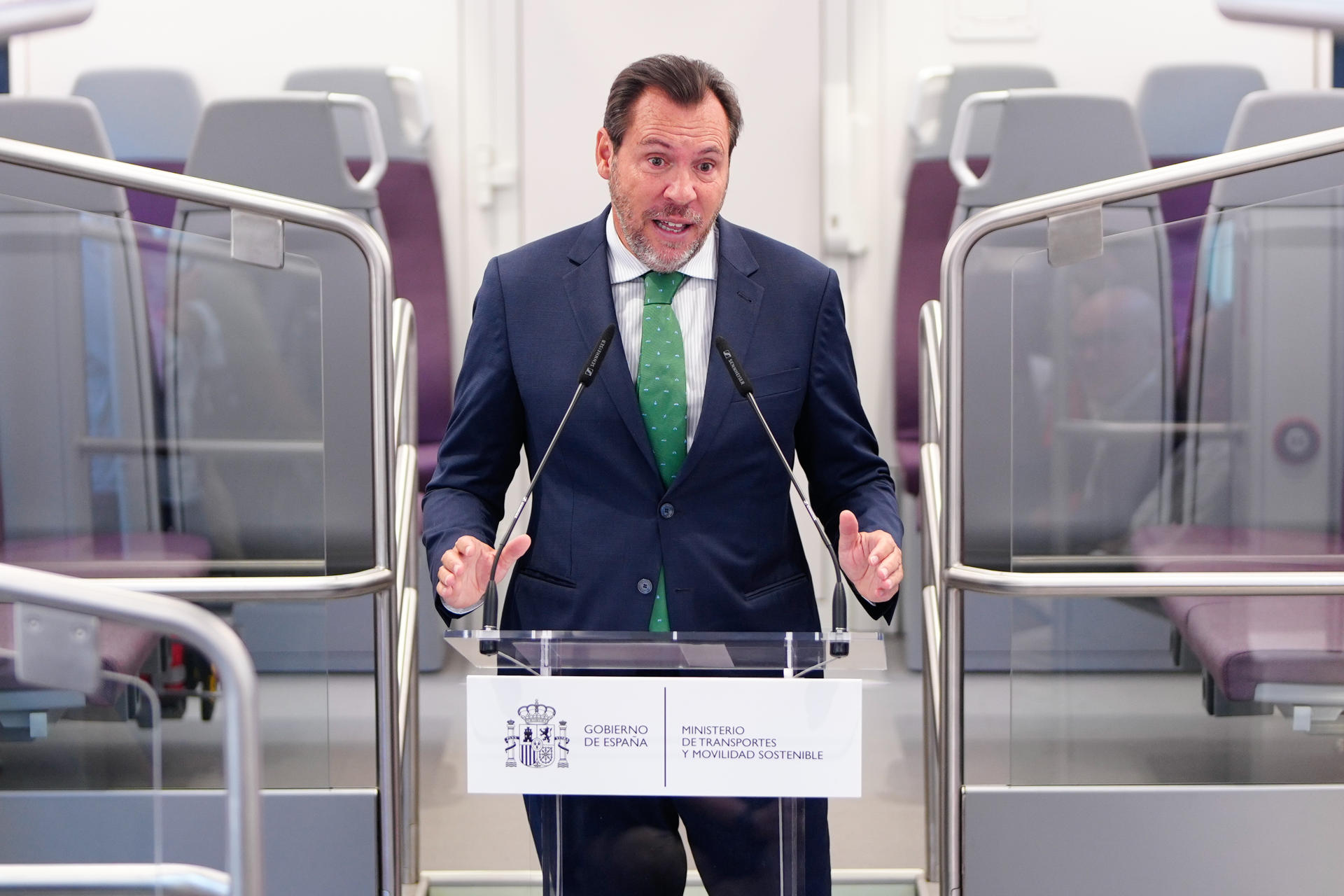 El ministro de Transportes y Movilidad Sostenible, Óscar Puente