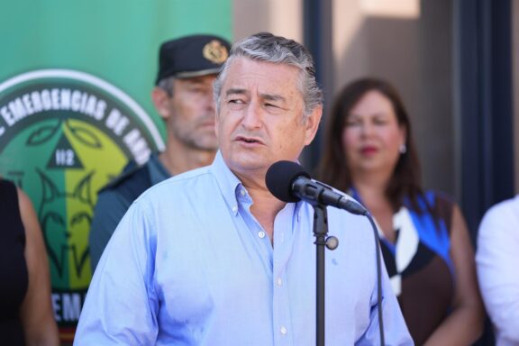 El vicepresidente primero y consejero de Presidencia, Antonio Sanz
