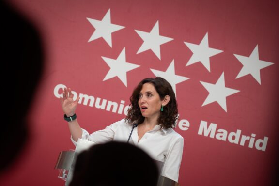 La presidenta de la Comunidad de Madrid, Isabel Díaz Ayuso