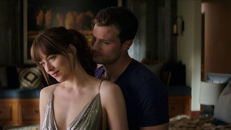 Dakota Johnson en 'Cincuenta sombras de Grey'
