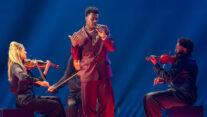 Claude, representante de Países Bajos, durante Eurovisión 2025 en Basilea.