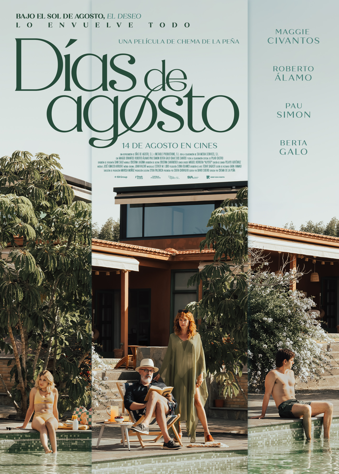 Cartel de 'Días de agosto'.