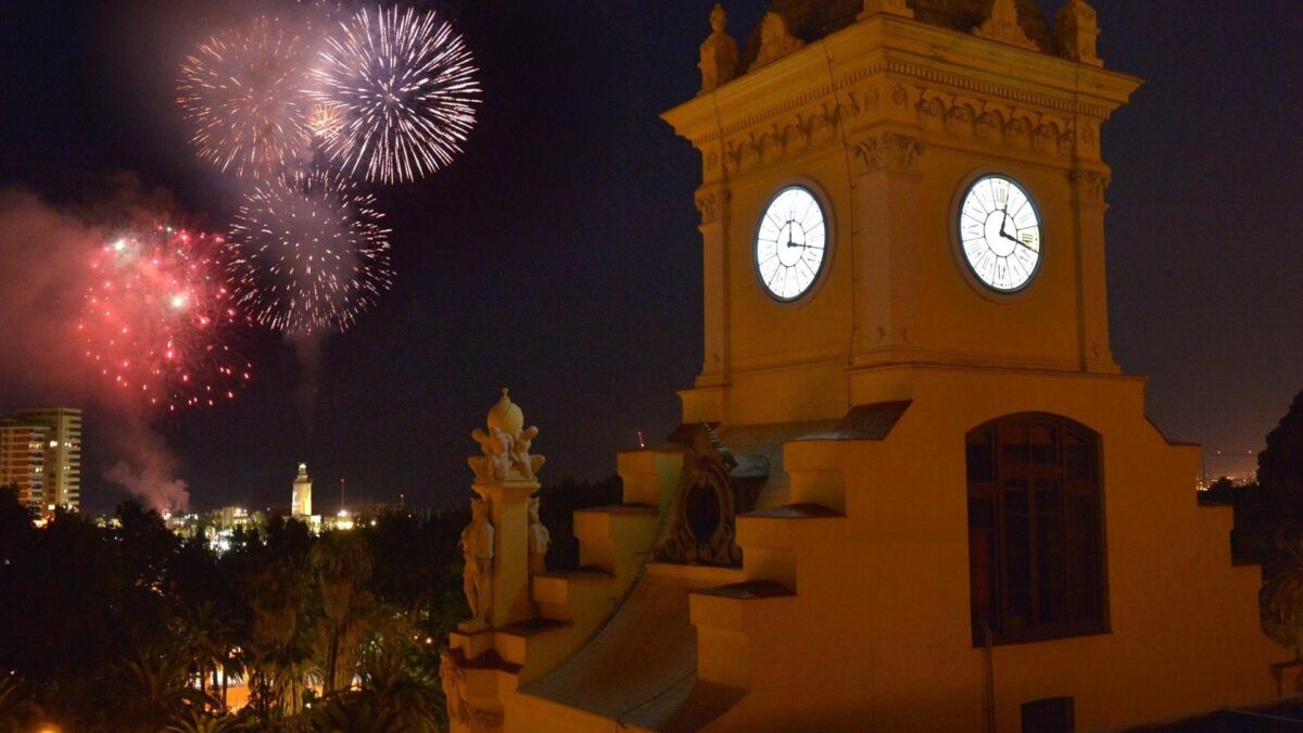 Fuegos artificiales Feria de Málaga