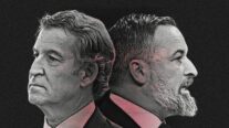 Alberto Núñez Feijóo y Santiago Abascal.