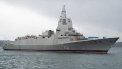 La fragata F111 'Bonifaz' de la Armada española