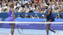 Venus y Serena Williams jugando en el Open de
