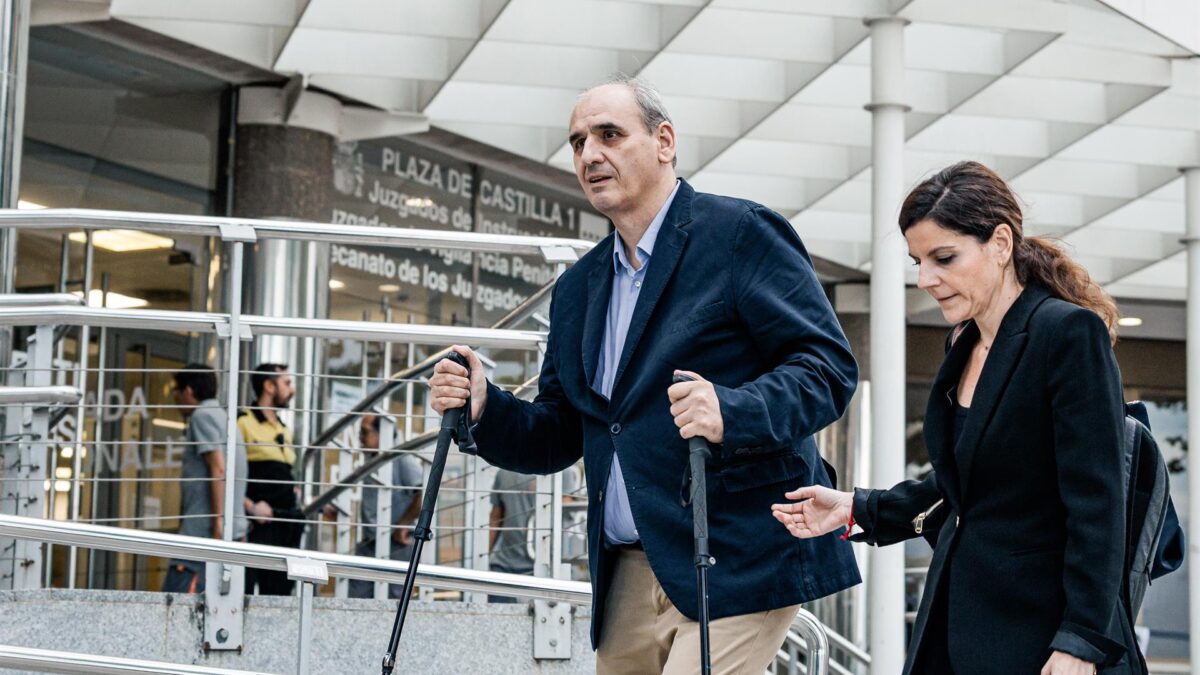 El empresario Juan Carlos Barrabés Cónsul a su salida de los Juzgados de Plaza de Castilla, a 15 de junio de 2026, en Madrid (España)