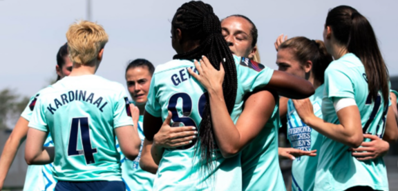 Algunas de las jugadoras del London City Lionesses