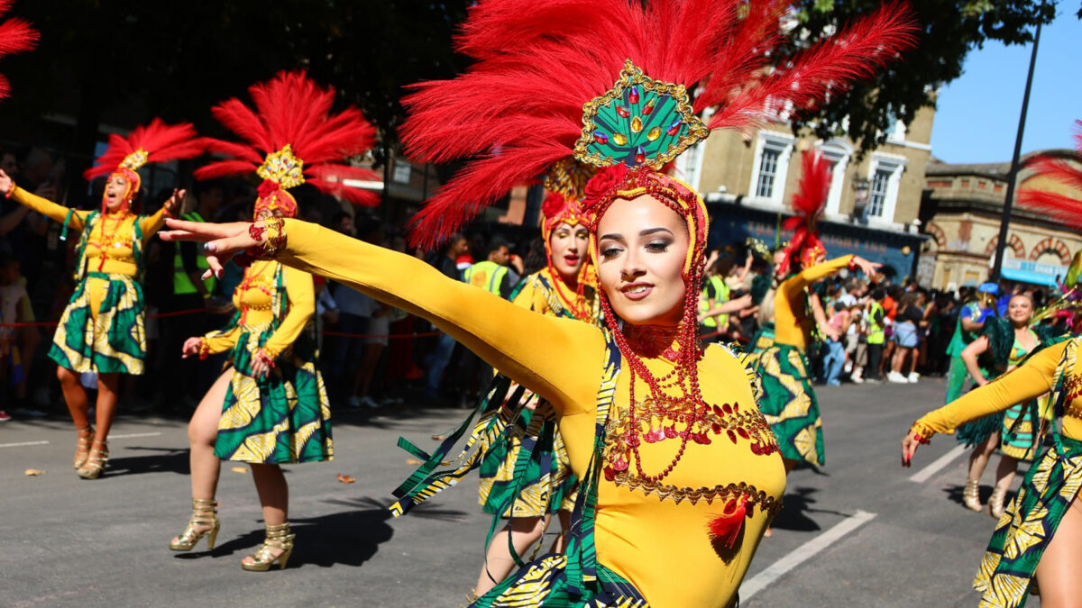 Fotografía de una edición pasada del Notting Hill Carnival.