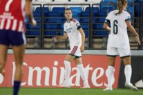 Lotte Keukelaar durante el encuentro frente al Atlético de Madrid, en la primera jornada de la Liga F Moeve