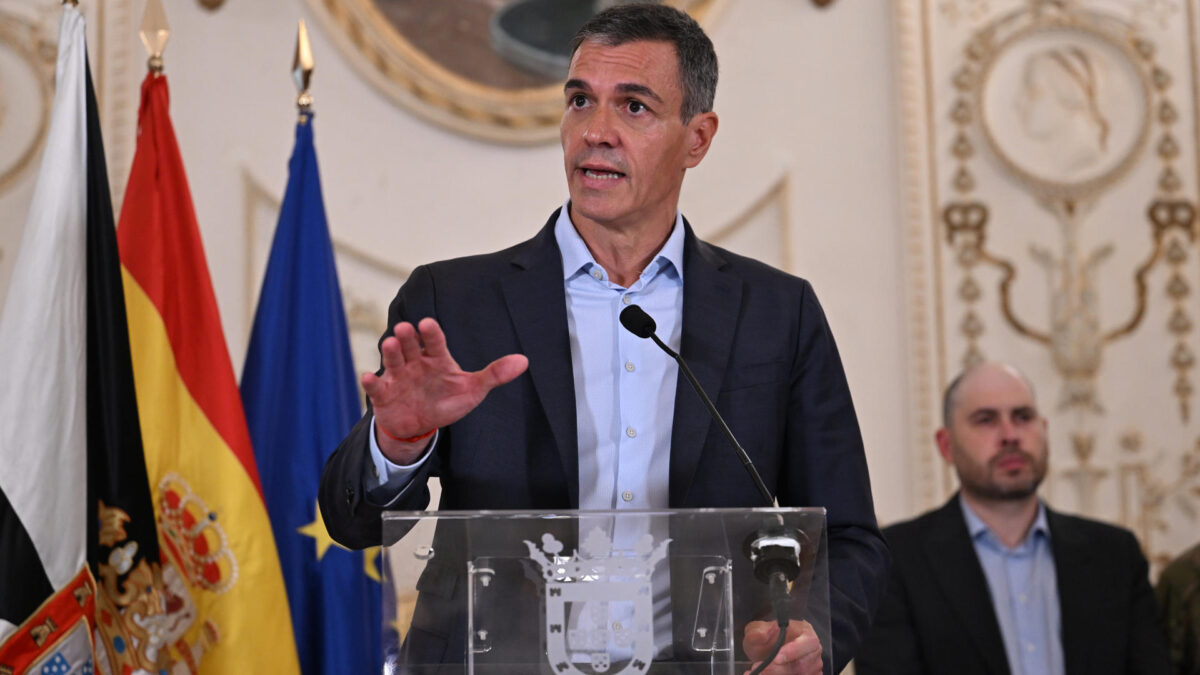 El presidente del Gobierno, Pedro Sánchez