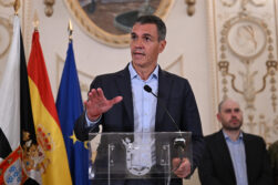 El presidente del Gobierno, Pedro Sánchez