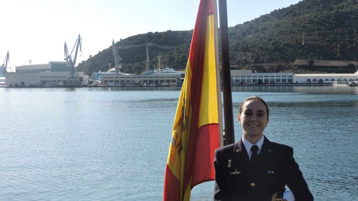 La sargento primero Alicia Amado.