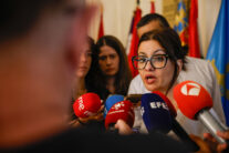 La ministra de Juventud e Infancia, Sira Rego, preside la Conferencia Sectorial de Infancia y Adolescencia, este jueves en el Ministerio de Política Territorial.-EFE/ Marcos Villaoslada