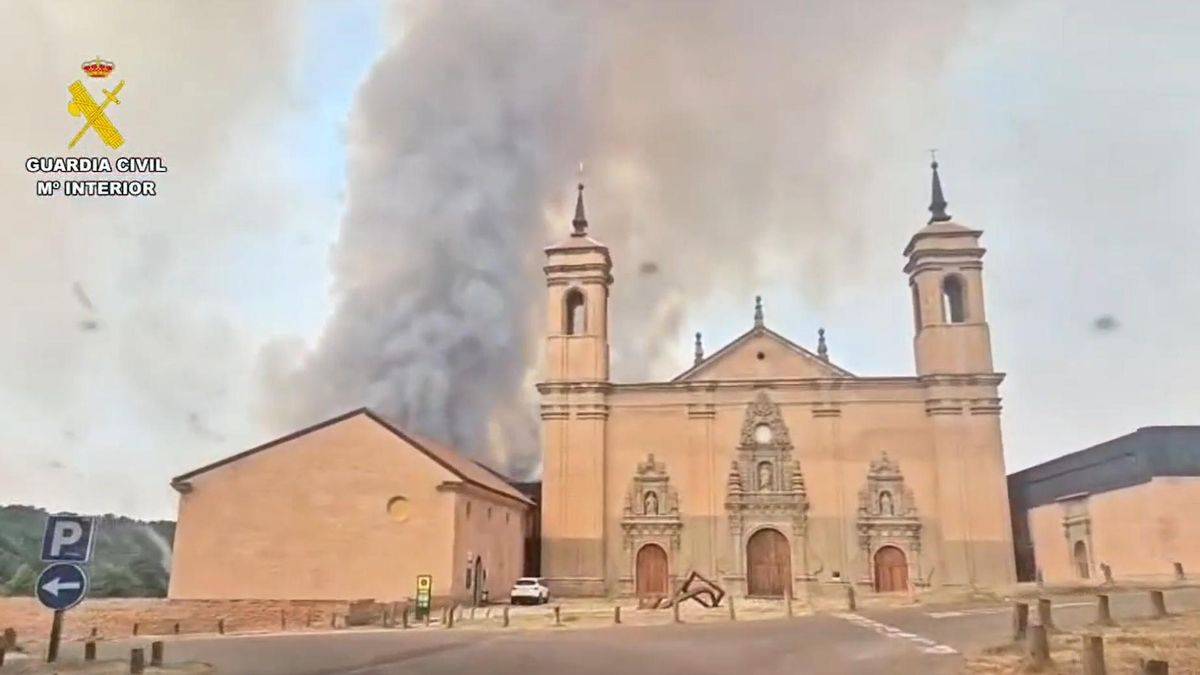 Incendio en el monasterio de San Juan de la Peña - Sociedad
