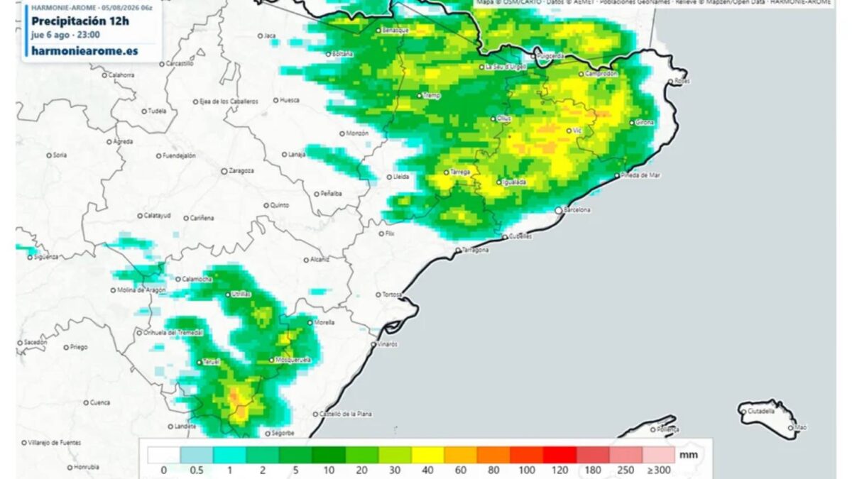 Lluvias para este jueves 6 de agosto de 2026 - Sociedad