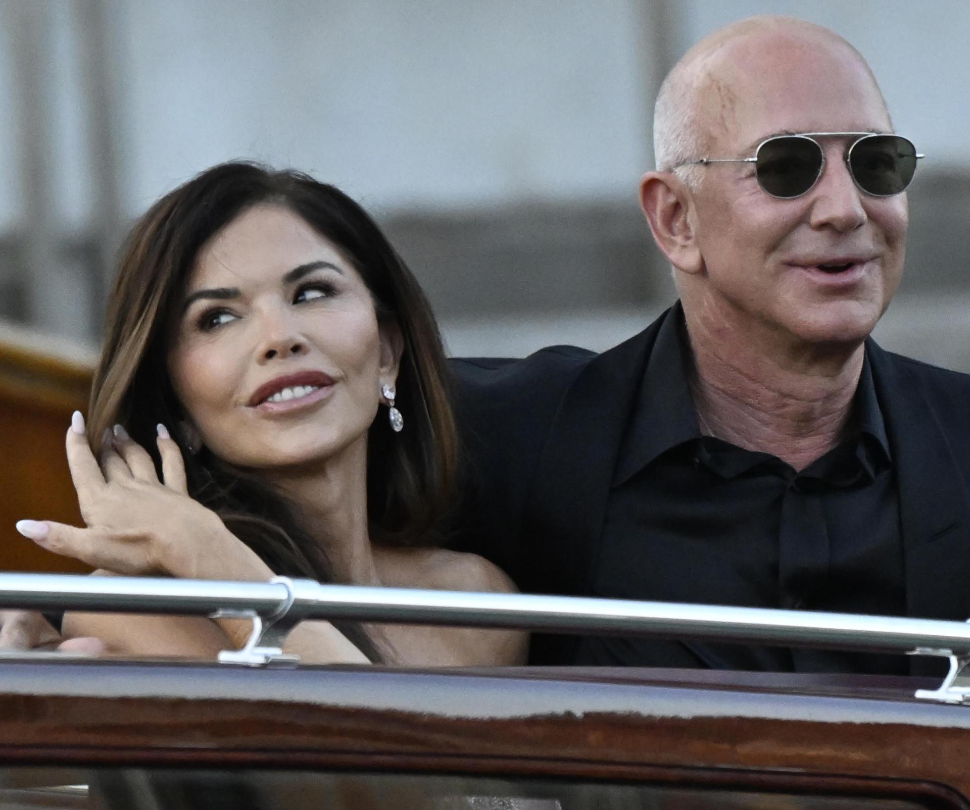 Lauren Sanchez Bezos y Jeff Bezos