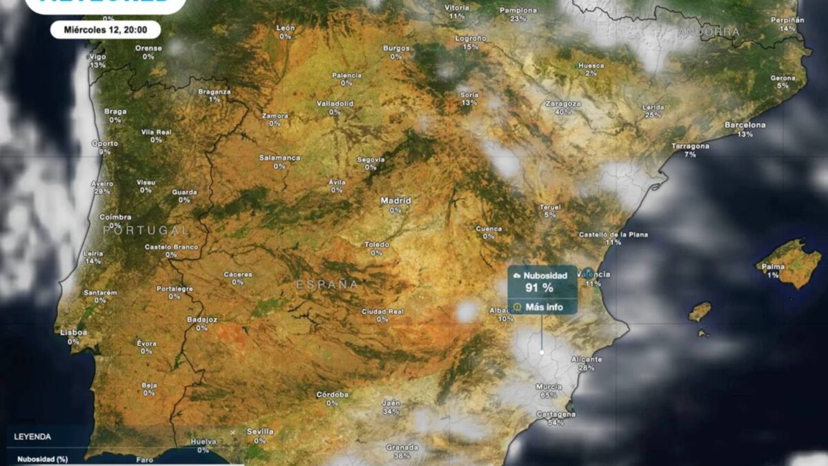 Previsión del tiempo para el 12 de agosto de 2026 - Sociedad