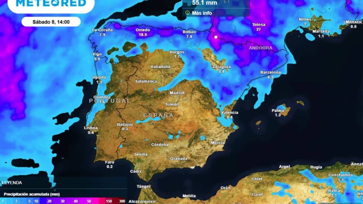 Previsión del tiempo para el sábado 8 de agosto de 2026 - Sociedad