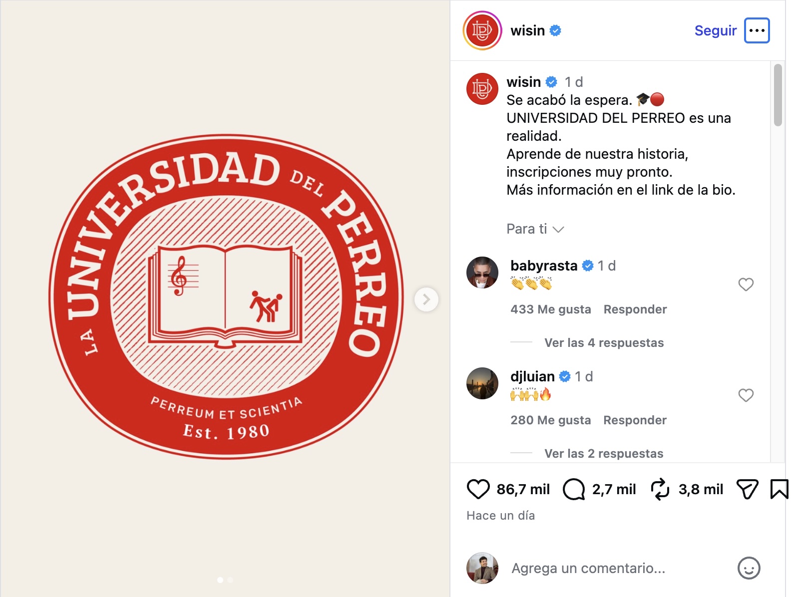Universidad del Perreo - Cultura Universidad del Perreo - Cultura
