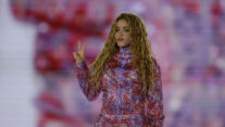 MADRID, 18/09/2026.- La cantante Shakira durante el primero de sus conciertos ofrecido este viernes en el Macondo Park del Recinto Iberdrola Music, en Madrid. EFE/Juanjo Martín
