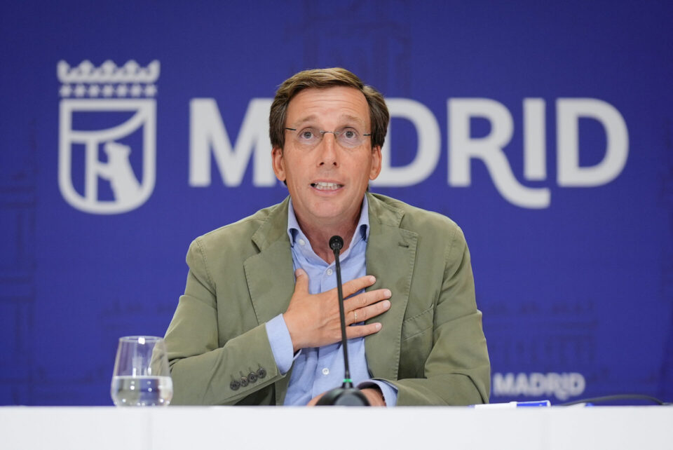 José Luis Martínez Almeida durante la Junta del Gobierno