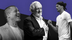 Brad Pitt, Plácido Domingo y Alexander Zverev