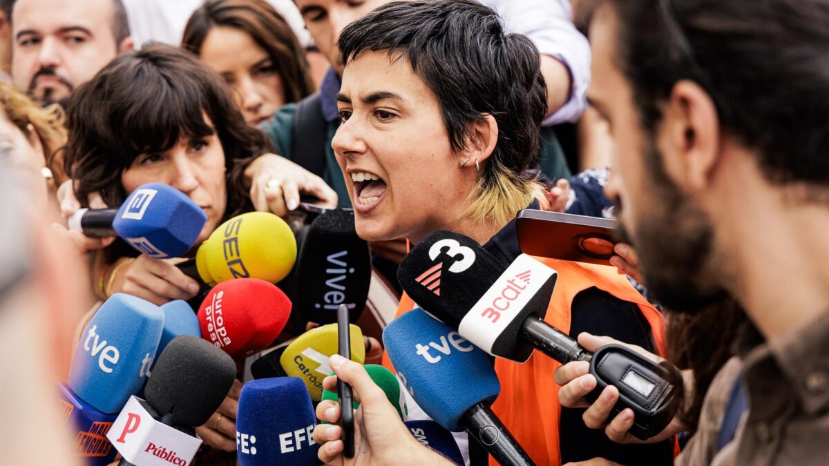 La portavoz del Sindicato de Inquilinas de Madrid, Alicia del Río