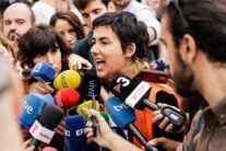 Alicia del Río, la voz de la acampada del 26-S