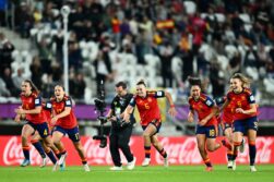 Las jugadoras de la selección española celebrando la victoria ante Corea del Norte en la final del Mundial sub-20