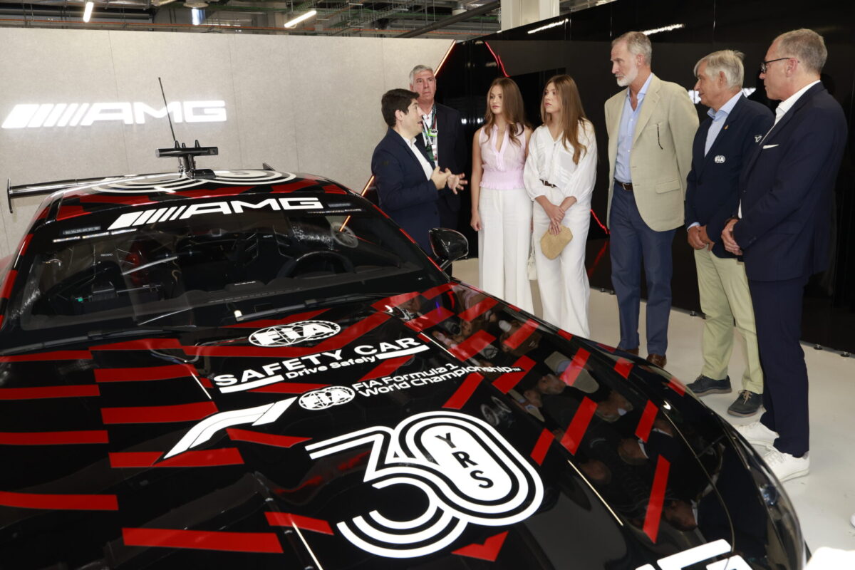La Familia Real en el Gran Premio de Madrid