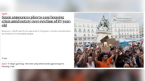 “Sigue creciendo”: la crisis de la vivienda en España salta a la prensa internacional