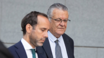 El presidente de Plus Ultra, Julio Martínez Sola, a su llegada a la Audiencia Nacional, a 7 de septiembre.