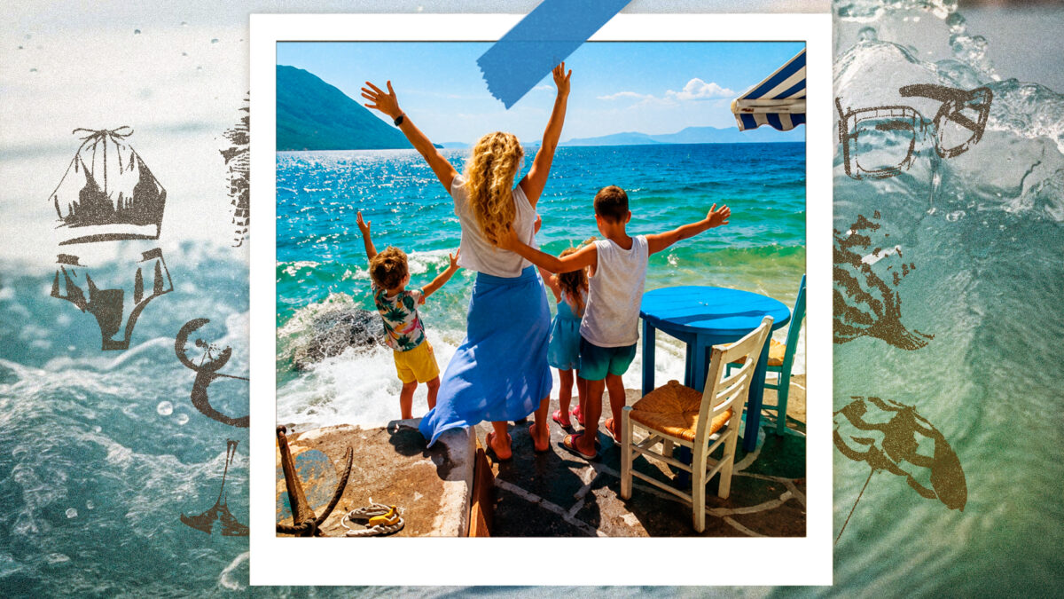 Imagen de unas vacaciones especiales de Olga Zografou