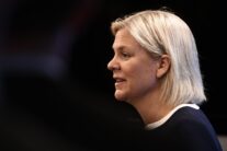 Stockholm (Sweden), 15/09/2022.- Sweden's Prime Minister Magdalena Andersson addresses the press after formally resigning, in Stockholm, Sweden, 15 September 2022. Andersson announced on 14 September that she would resign following her party'Äôs defeat in the country's general elections held on 11 September. (Elecciones, Suecia, Estocolmo) EFE/EPA/TIM ARO / TT SWEDEN OUT[SWEDEN OUT] RESUMEN FOTOS DEL AÑO DE EPA 2022 SEPTIEMBRE