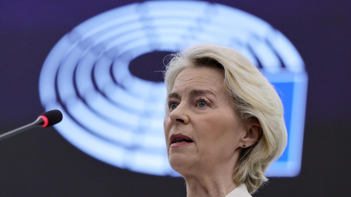 La presidenta de la Comisión Europea Ursula von der Leyen