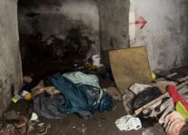 Uno de los túneles de Ceuta donde vivían escondidos entre 30 y 50 inmigrantes