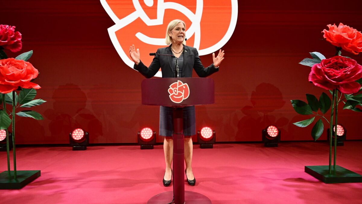 La líder del Partido Socialdemócrata, Magdalena Andersson