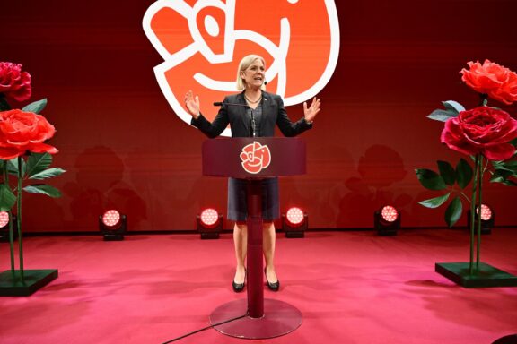 La líder del Partido Socialdemócrata, Magdalena Andersson